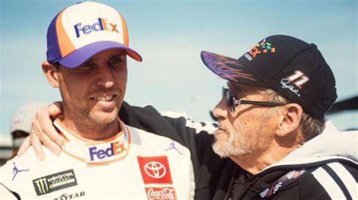 Dennis, Denny, and Taylor Hamlin on Father's Day Joe gibbs racing