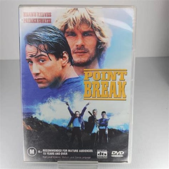 POINT BREAK 1991 DVD Patrick Swayze Keanu Reeves Gary Busey Anthony